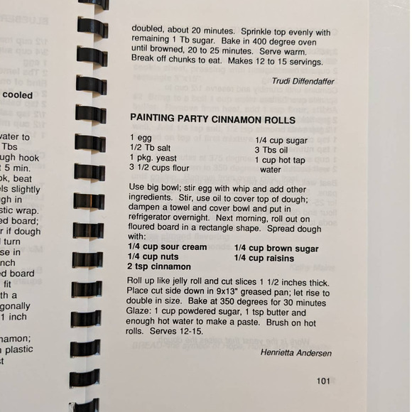 A Through L Bring Hot Dish (1991) Cookbook United Lutheran Church Eugene Oregon - Picture 5 of 10